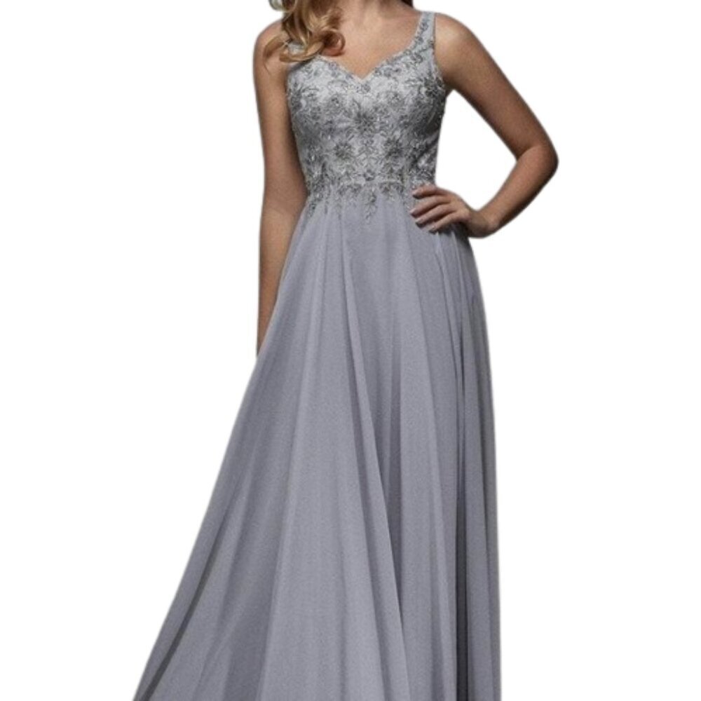 NWT Alyce Paris 27473 Evening Dress Sterling Size 12